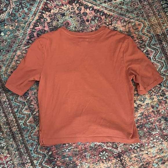 UpWest Terracotta Short Sleeve Pocket Tee - Picture 2 of 4